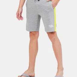 U.S. Polo Assn. Grey Melange Textured Shorts image 3