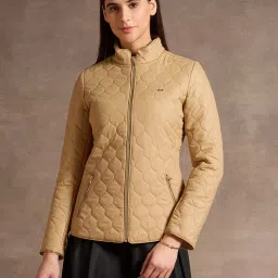 U.S. Polo Assn. Beige Regular Fit Puffer Jacket image 1