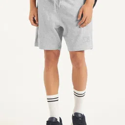 Levi's Light Grey Cotton Regular Fit Shorts image 1