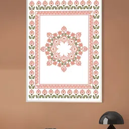 nestroots White & Pink 1 Piece Canvas Other Wall Paintings image 1