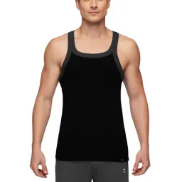 XYXX Black Regular Fit Vest-picture-20