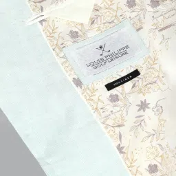 Louis Philippe Blue Linen Slim Fit Blazers image 5