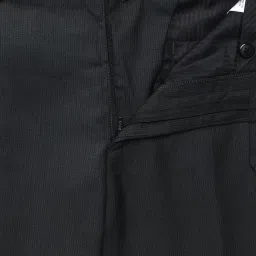 Van Heusen Black Slim Fit Checks Trousers image 5