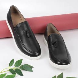 Yoho Men's OAK Classic Black Boat Shoes-picture-44
