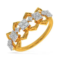 Kisna Diamond & Gold Jewellery Maia 14k (585) Diamond & Gold Ring For Women image 1
