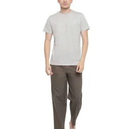 La Intimo Olive Regular Fit T-Shirt & Pyjama Set image 1