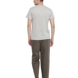 La Intimo Olive Regular Fit T-Shirt & Pyjama Set image 2