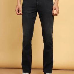 Wrangler Millard Black Regular Fit Lightly Washed Jeans-picture-39