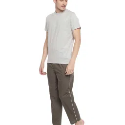 La Intimo Olive Regular Fit T-Shirt & Pyjama Set image 3