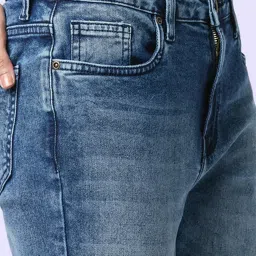 YU by Pantaloons Blue Cotton Mid Rise Jeans image 5