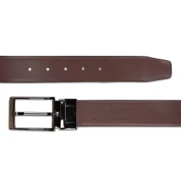 Byford by Pantaloons Black & Brown Leather Reversible Formal Belt For Men image 5