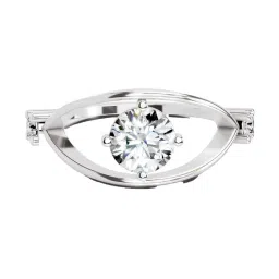 Sparkles Lab Grown Diamond 14k (585) White Gold Ring for Women image 1