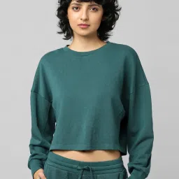 Only Green Cotton Sweatshirt image 1