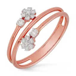 Malabar Gold and Diamonds 18k IGI Certified Diamond Rose Gold Ring for Women-picture-27