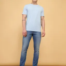 Wrangler Blue Slim Fit Low Rise Jeans image 5