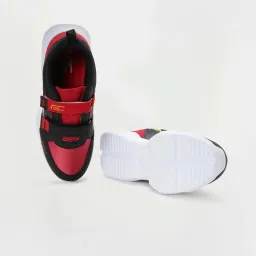 Fame Forever by Lifestyle Kids Black & Red Velcro Shoes image 5