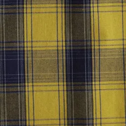 Pantaloons Junior Yellow & Blue Cotton Chequered Shirt image 5