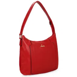Lavie Caliso Red Solid Medium Hobo Shoulder Handbag image 5