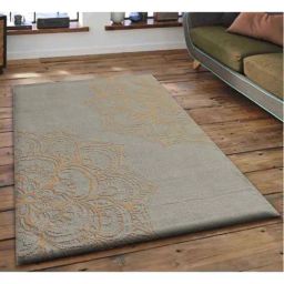 Presto Gold & Grey Polyester Carpet-picture-35