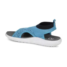 khadim Pro by Khadims Women's Blue Back Strap Wedges image 5