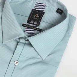 Arrow New York Green Cotton Slim Fit Checks Shirt image 5