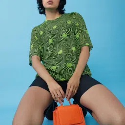 Only Green Printed Top image 5