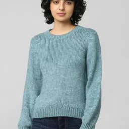 Only Blue Regular Fit Pullover image 1
