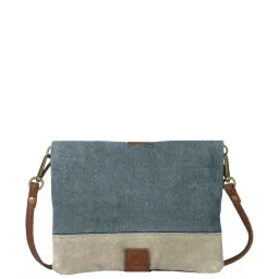 Mona B Blue Solid Small Sling Handbag image 3