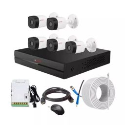 CP PLUS CCTV Combo Kit 2.4 MP Indoor & Outdoor with 8 Channel DVR, 5 Bullet Camera, 8 Channel SMPS, 70 m Copper Cable & Connectors-picture-12