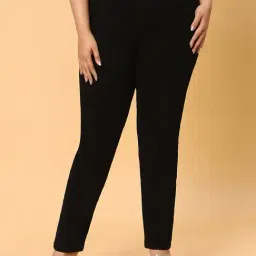 HJ HASASI Black Mid Rise Jeans-picture-10