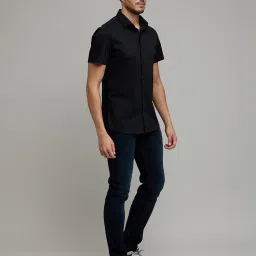 celio celio* Black Slim Fit Shirt image 3