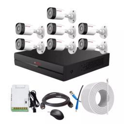 CP PLUS CCTV Combo Kit 2.4 MP Full HD Audio Indoor & Outdoor with 8 Channel DVR 7 Bullet Camera, 8 Channel SMPS, 70 m Copper Cable & Connectors-picture-22