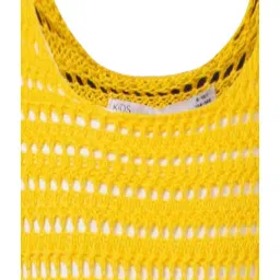 KIDS ONLY Yellow Embroidered Crochet Top image 3