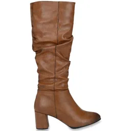 Delize Women's Tan Casual Booties image 2