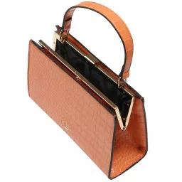 DUNE LONDON DINILADY Orange Synthetic Clutch image 3