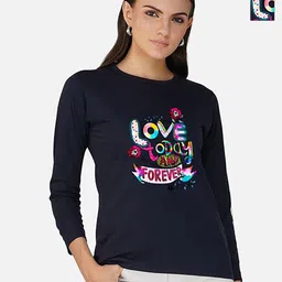 Metronaut Women 2 Printed Bio Finish Applique T-shirt-picture-24