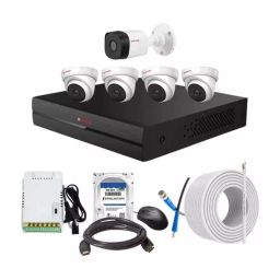 CP PLUS CCTV Combo Kit 2.4 MP Indoor & Outdoor with 8 Channel DVR, 1 Bullet 4 Dome Camera, 8 Channel SMPS, 70 m Cable, 2TB HDD & Connectors-picture-11