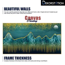 DEKORSTATION Multicoloured Canvas Painting image 2