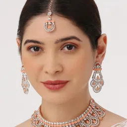 VATSALYA creation Alloy Artificial Stones Jewellery Set-picture-21