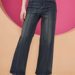 PUELLA Women Flared Mid-Rise Stretchable Jeans-image-67