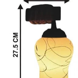 1ST TIME White Colourblocked Wood Contemporary Rectangle Shaped Wall Lamp image 4