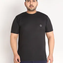 Chkokko Black Regular Fit T-Shirt image 1