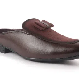 Fausto Men's Brown Mule Shoes image 5