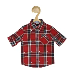 allen solly junior Allen Solly Kids Multicolor Checks Full Sleeves Shirt image 1