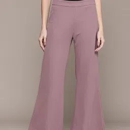 The Roadster Lifestyle Co. Women High-Rise Bootcut Trousers-image-54