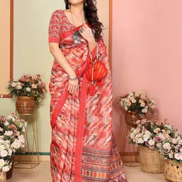 Sidhidata Printed Zari Chanderi Saree-image-58
