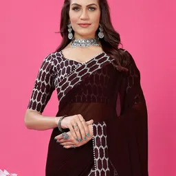 Prettyage Poly Georgette Banarasi Saree image 5