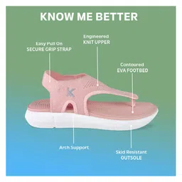 KazarMax Mesh Detailed Sandals - Peach image 3