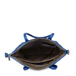 GIORDANO Blue Textured Handheld Bag image 4