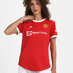 Adidas Red Mufc H Jersey W image 1